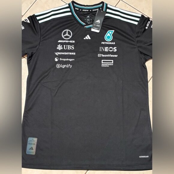 Formula 1 Jersey Mercedes Benz AMG , Unisex - Picture 11 of 16